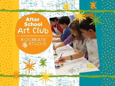 After School Art Club Weekly Class (4-12 Years)