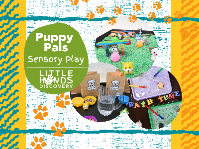 Kidcreate Studio - Fairfax Station. Puppy Pals Sensory Play (18 Months - 6 Years)