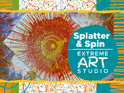 Kidcreate Studio - Eden Prairie. Splatter & Spin with Extreme Art Studio (5-12 Years)